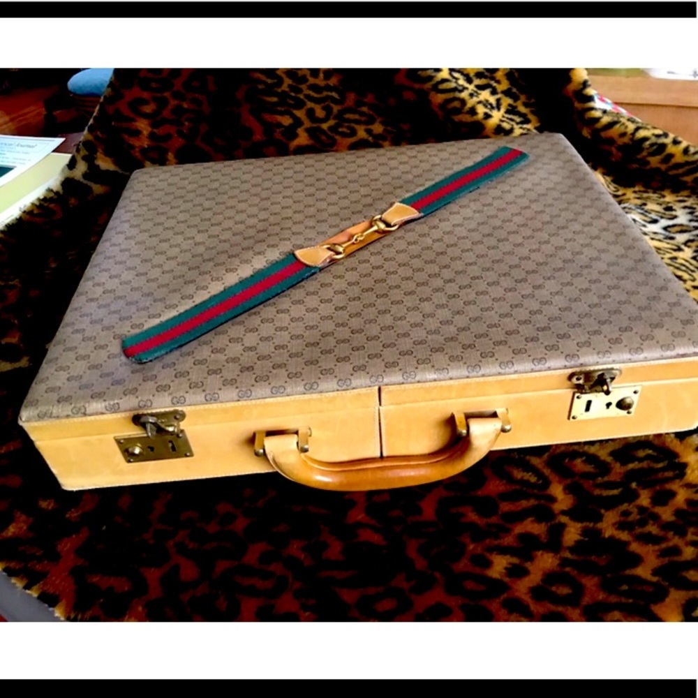 Vintage GUCCI briefcase, late 70’s/early 80’s